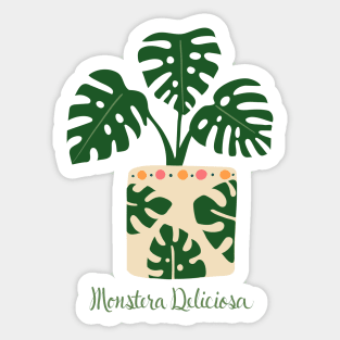 Monstera Deliciosa Sticker